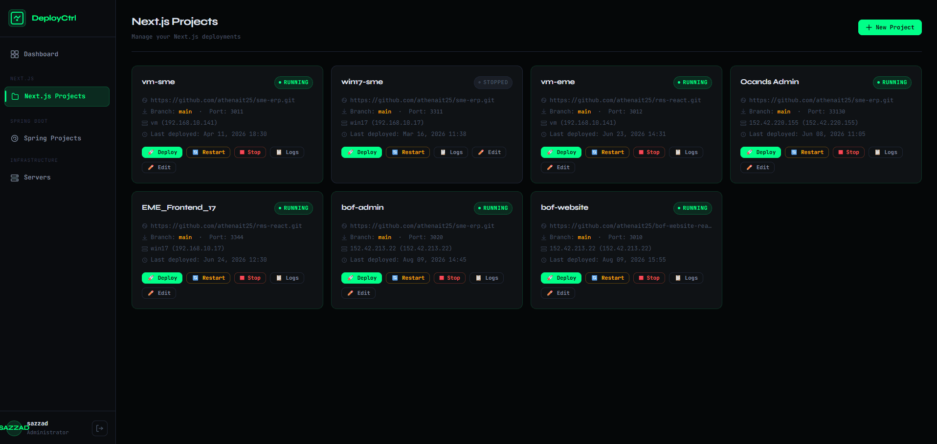 Service Builder — Git Auto Build Tool screenshot 3